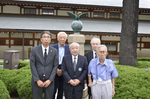 新会長のもと「第四十四回 鳩魂塔慰霊祭」を執行！